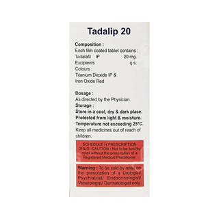 Tadalip 20 Mg Tablet 10